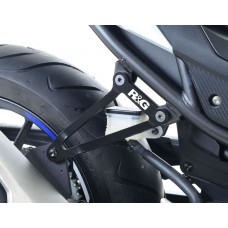 R&G Racing Exhaust Hanger & Left Hand Footrest Blanking Plate (kit) for Honda CBR500R / CB500F '16-'21